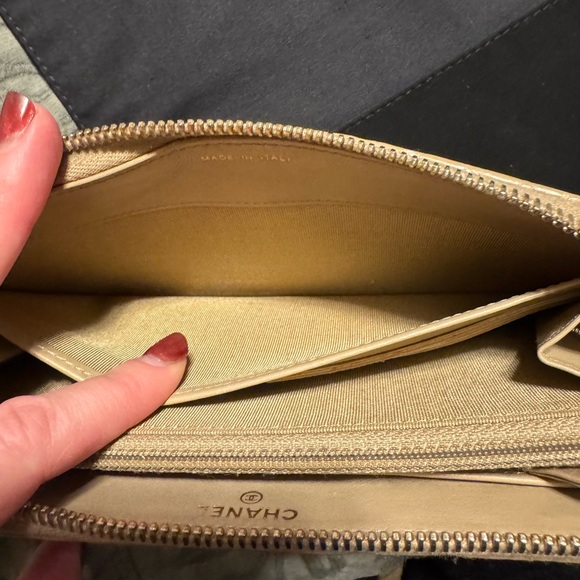 Chanel python zipper wallet - Picture 8 of 8